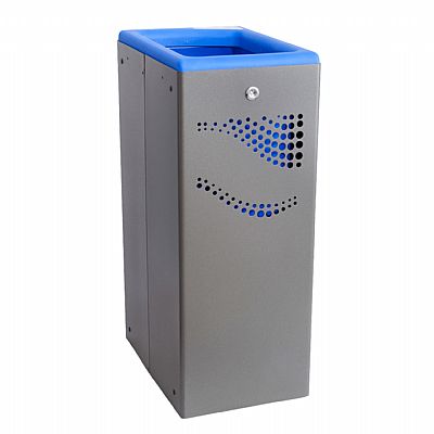 Μεταλλικός κάδος ανακύκλωσης 40Ltr