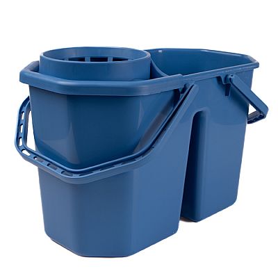 Οικιακός κουβάς σφουγγαρίσματος δύο δοχείων 15Ltr