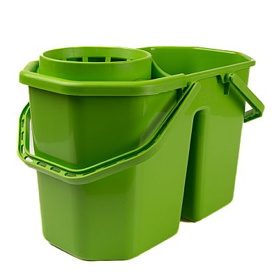 Οικιακός κουβάς σφουγγαρίσματος δύο δοχείων 15Ltr