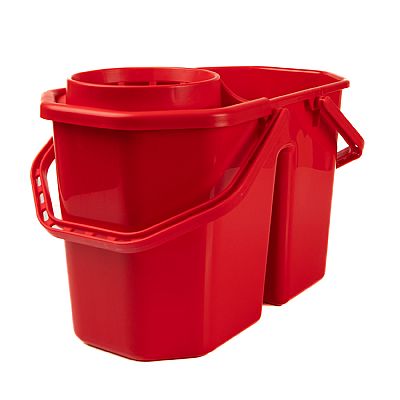 Οικιακός κουβάς σφουγγαρίσματος δύο δοχείων 15Ltr