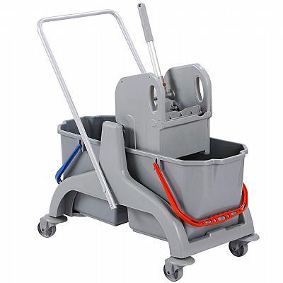 Καρότσι σφουγγαρίσματος διπλό