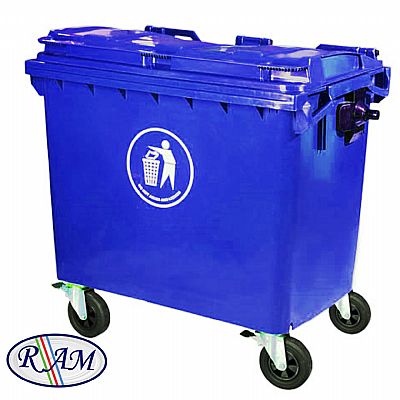 Πλαστικός κάδος 660 Lt 