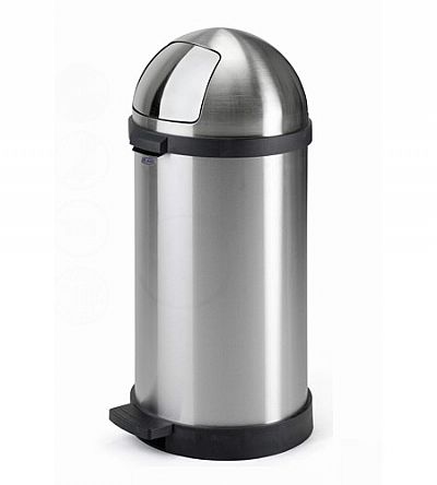 Κάδος ανοξείδωτος με πεντάλ 50Ltr
