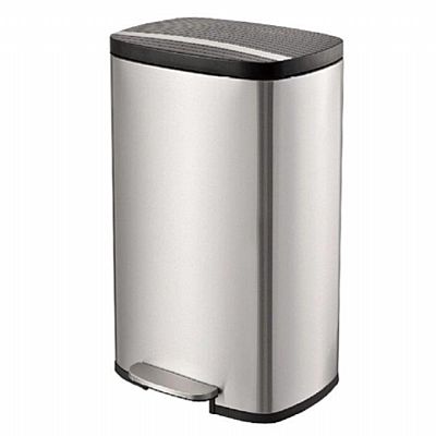 Κάδος ανοξείδωτος με πεντάλ 55Ltr