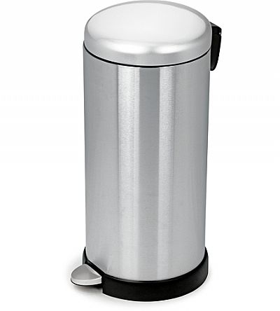 Κάδος ανοξείδωτος MAT με πεντάλ 30Ltr