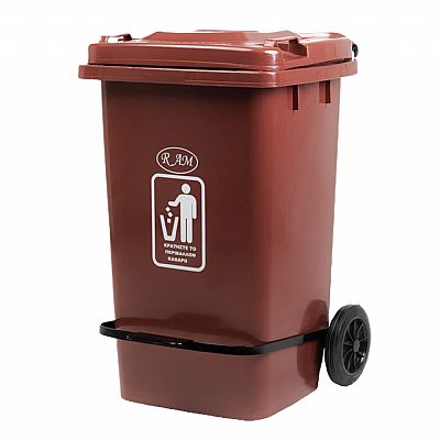 Πλαστικός κάδος 100Ltr με πεντάλ