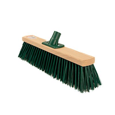 Ξύλινη Σκούπα με σκληρή τρίχα 40cm 