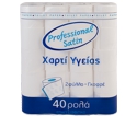 Ρολό WC απαλό 2φυλλο, 115gr, συσκ.40 ρολών