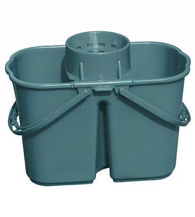 Οικιακός κουβάς σφουγγαρίσματος δύο δοχείων 15Ltr