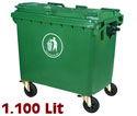 Πλαστικός κάδος 1100 Lt